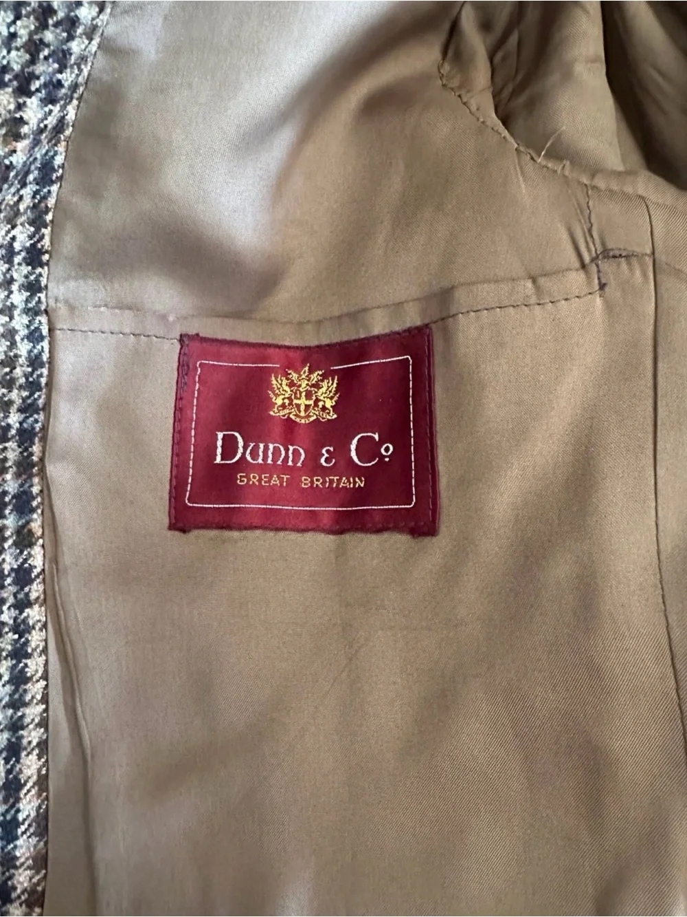 Vintage Dunn & Co Harris Tweed Sport Coat Blazer Men’s